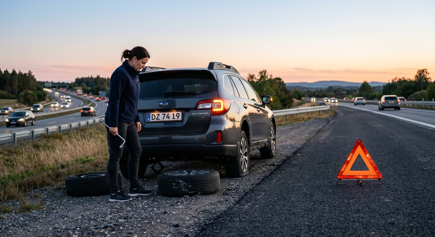 Qué hacer si sufres un pinchazo en carretera